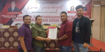 Mualem Tunjuk Agam sebagai Plt Ketua Partai Aceh Aceh Singkil