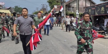 TNI Bubarkan Aksi Bendera Bintang Bulan di Lhokseumawe, Satu Orang Ditangkap