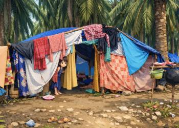 Korban Banjir Aceh Utara Bertahan di Tenda Terpal Tak Layak