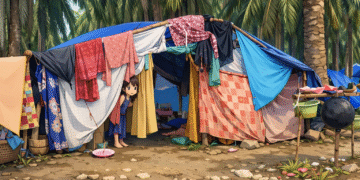 Korban Banjir Aceh Utara Bertahan di Tenda Terpal Tak Layak