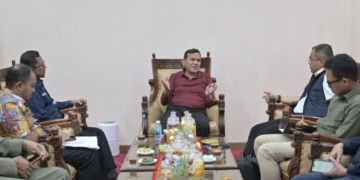 Wagub Aceh Bahas Huntara dan Penanganan Bencana Bersama BUMN