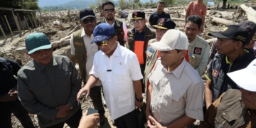 Wagub Aceh Dampingi Mendagri Tinjau Pascabencana