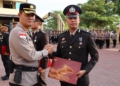 Kapolresta Banda Aceh Anugerahkan Satyalencana Pengabdian kepada 36 Personel