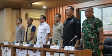 Wagub dan Bupati/Wali Kota se-Aceh Ikuti Rapat Penanganan Bencana Bersama Mendagri