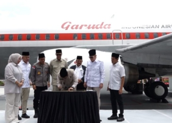 Wagub Aceh Resmikan Pesawat Simulasi Haji di Banda Aceh