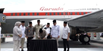 Wagub Aceh Resmikan Pesawat Simulasi Haji di Banda Aceh