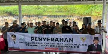 Bupati Al-Farlaky Serahkan Sapi Bantuan Presiden untuk Meugang Masyarakat Terdampak Banjir