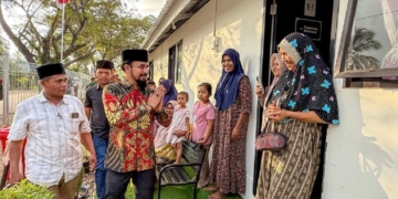 Bupati Aceh Timur Tinjau Huntara Korban Banjir di Simpang Ulim