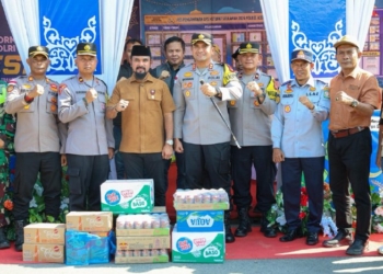 Bupati Aceh Timur Tinjau Pos Pengamanan Mudik Lebaran
