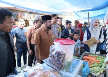 Bupati Aceh Timur Cek Stok BBM dan Harga Sembako Jelang Idul Fitri