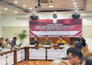 Sekda Aceh Kumpulkan 15 SKPA, Evaluasi Program TKD 2026 Berdasarkan Rekomendasi Kemendagri