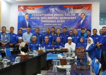 Sayuti Abu Bakar Daftar Calon Ketua Demokrat Aceh