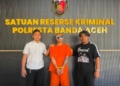 Tikam Korban Tujuh Kali Pakai Badik, Terduga Pelaku Diamankan di Polresta Banda Aceh