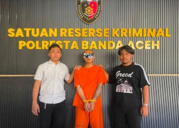 Tikam Korban Tujuh Kali Pakai Badik, Terduga Pelaku Diamankan di Polresta Banda Aceh