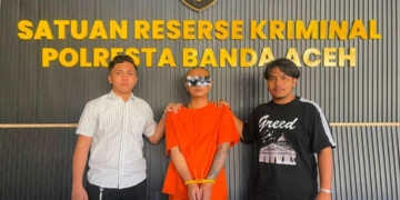 Tikam Korban Tujuh Kali Pakai Badik, Terduga Pelaku Diamankan di Polresta Banda Aceh