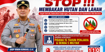 Kapolres Aceh Timur Tegaskan Larangan Bakar Hutan dan Lahan