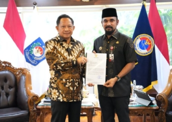 Bupati Aceh Timur Bahas Percepatan Bantuan Pascabanjir dengan Mendagri