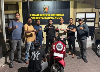 Gadaikan Motor Pinjaman di Aceh Besar, Pria Ini Ditangkap Polisi