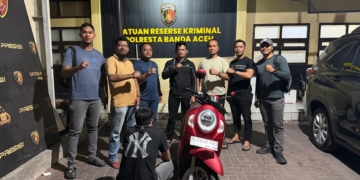 Gadaikan Motor Pinjaman di Aceh Besar, Pria Ini Ditangkap Polisi