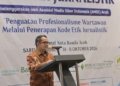 Plt. Sekda Aceh Buka Pelatihan Kode Etik Jurnalistik AMSI