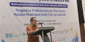 Plt. Sekda Aceh Buka Pelatihan Kode Etik Jurnalistik AMSI