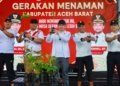 HUT ke-438 Meulaboh, Bupati Aceh Barat Luncurkan Gerakan Menanam