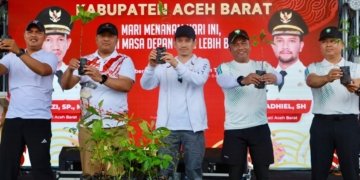 HUT ke-438 Meulaboh, Bupati Aceh Barat Luncurkan Gerakan Menanam