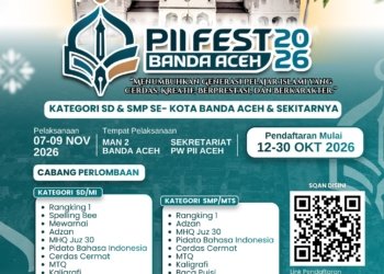 Ayo Daftar! PII Fest Banda Aceh 2026 Siap Cetak Generasi Berprestasi