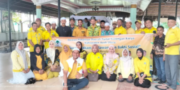 Golkar Aceh Utara Rayakan HUT ke-62 dengan Aksi Sosial